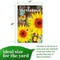 G128 Garden Flag Welcome Sunflowers and Butterflies | 12x18 Inch | Printed Blockout Polyester - Everyday Decoration